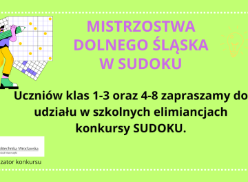 Powiększ obraz: Mistrzostwa Dolnego Śląska w Sudoku